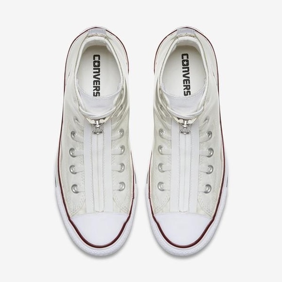 Converse White Lucite Cover High Top Sneaker - Picture 3 of 5